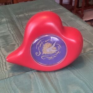 Soul New Zealand Design heart shaped ALARM clock